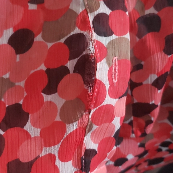 Sheer multi color blouse - Picture 5 of 6